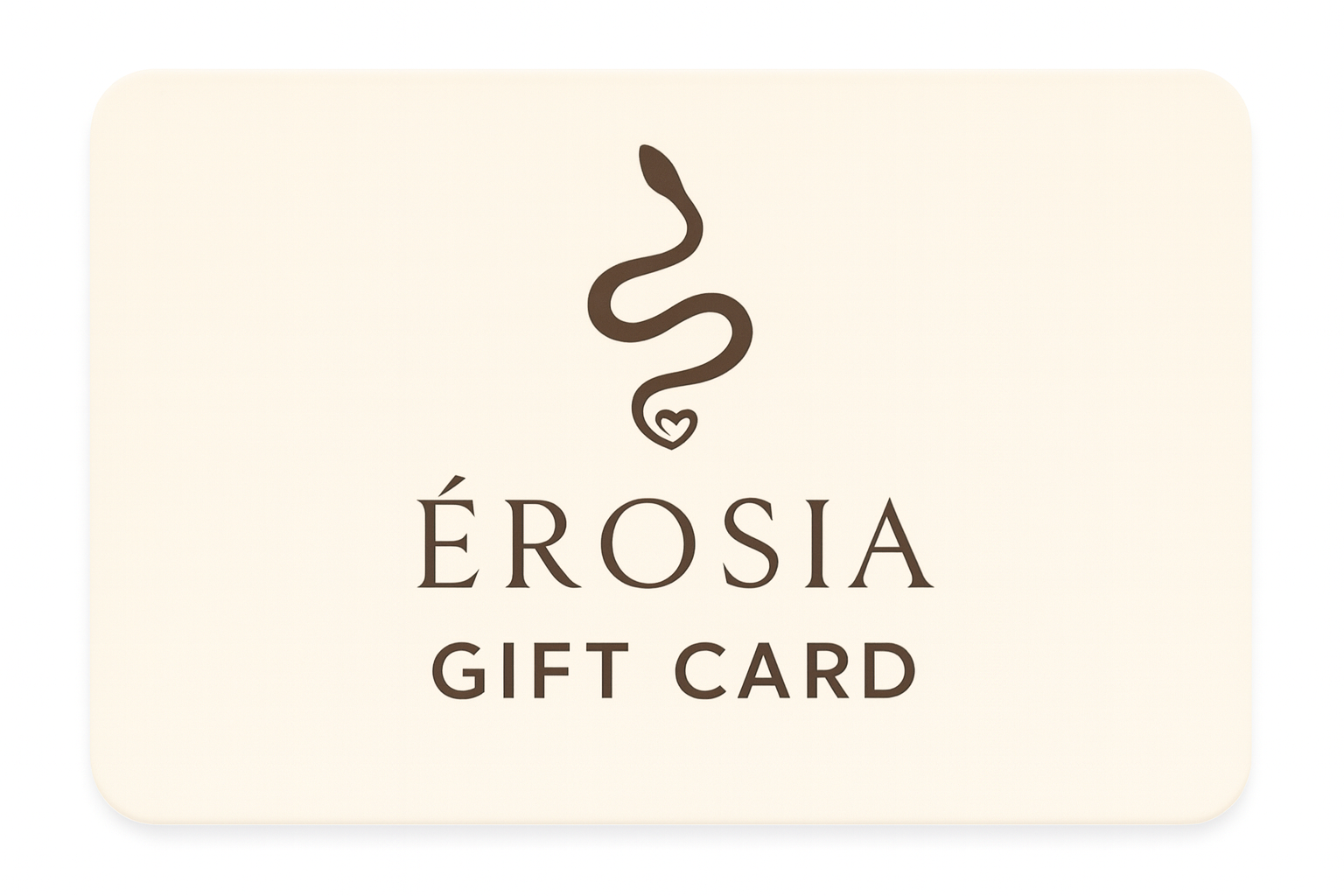 ÉROSIA Gift Card (digital)